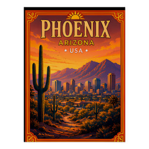 Pôster 🌵 Memória de Férias no Deserto de Phoenix Arizona