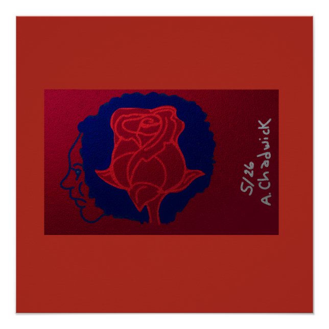Pôster Memória de uma Rosa (Frente)