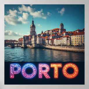 Poster 🧲 Memória de Viagem para Porto Portugal para Dias