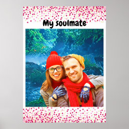 Poster memória divertida com meu parceiro