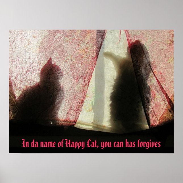 Pôster Memória do Booth Confessional do Cat (Frente)