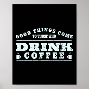 Poster Memória do Café Drinker Lover - Arte Gráfica Da Xí