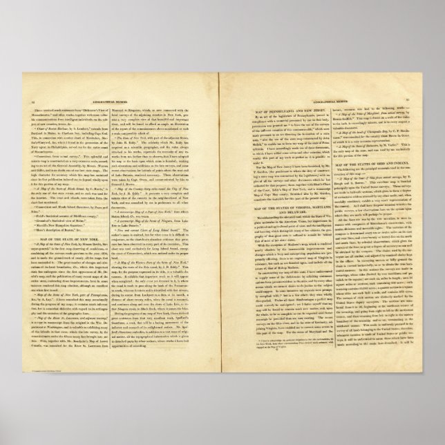 Pôster Memória geográfica 2 (Frente)