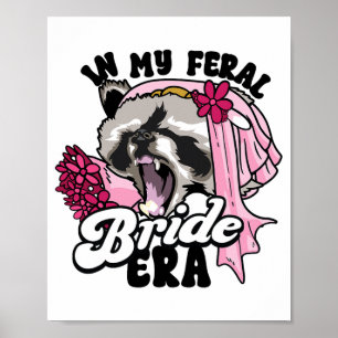 Poster Memória Raccoon Na Minha Noiva Feral Era Bachelore
