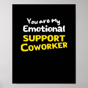 Poster Memória Viral do Colaborador de Ajuda Emocional