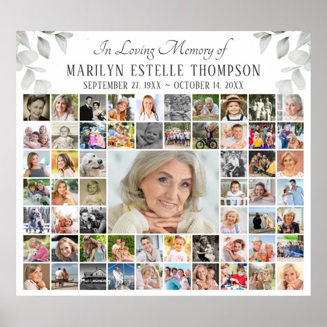 Poster Memorial Botânico EM MEMÓRIA 59 Fotos (Frente)