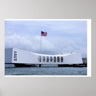 Pôster Memorial da arizona de USS