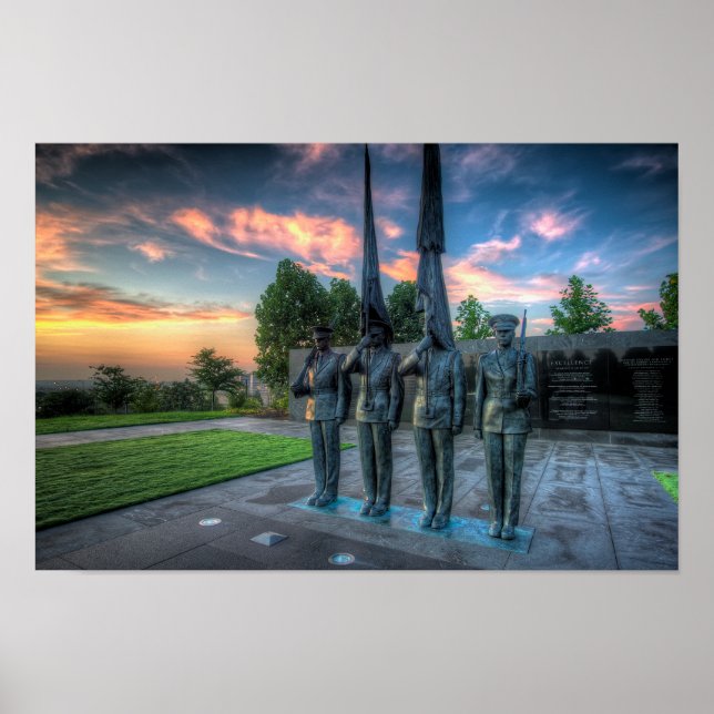 Poster Memorial da Força Aérea (Frente)