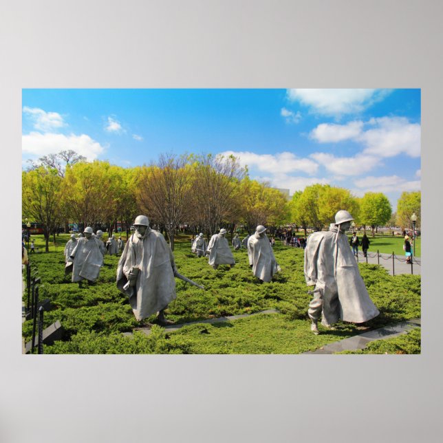 Poster Memorial da Guerra Coreana (Frente)