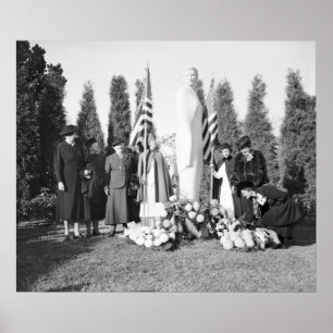 Pôster Memorial de Arlington às enfermeiras: 1938