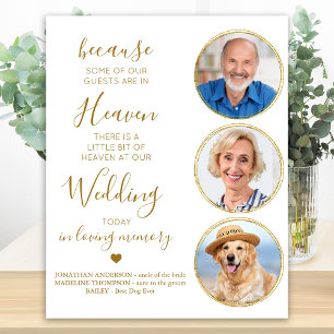 Poster Memorial de Casamento Personalizado Poema do Céu 3
