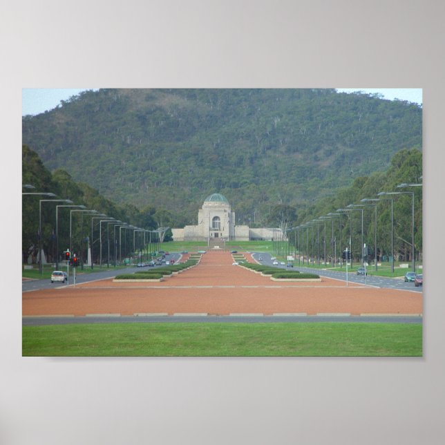 Pôster Memorial De Guerra Em Canberra, Capital Australian (Frente)