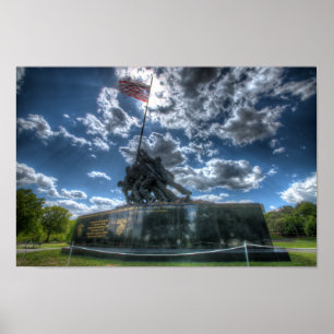 Pôster Memorial de Iwo Jima