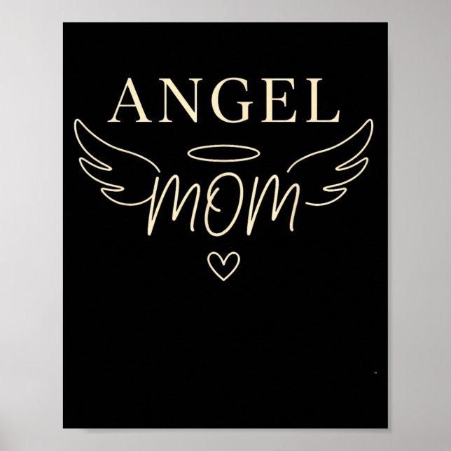 Poster Memorial de Mãe Anjo Amada Para Sempre Nunca Esque (Frente)