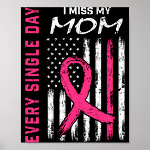 Poster Memorial de Rip em memória de câncer de mama da ma
