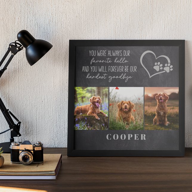 Poster Memorial de Tchau Pet Favorito (Criador carregado)