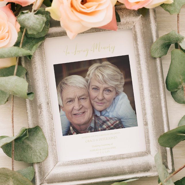 Poster Memorial do Casamento Reservado Casal De Ones Amad (Criador carregado)