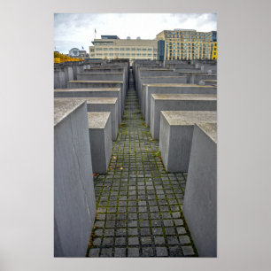 Poster Memorial do Holocausto, Berlim, Alemanha