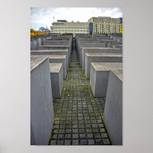 Poster Memorial do Holocausto, Berlim, Alemanha