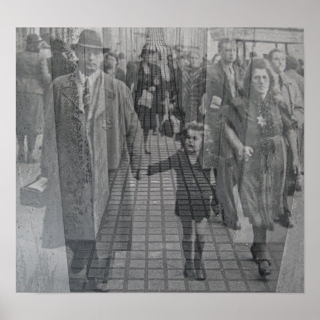 Pôster Memorial do Holocausto Judaico (Denkmal), Berlim ( (Frente)