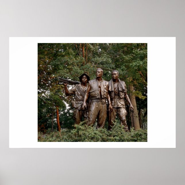 Poster Memorial do Vietnã (Frente)