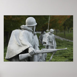 Poster Memorial dos Veteranos de Guerra da Coreia