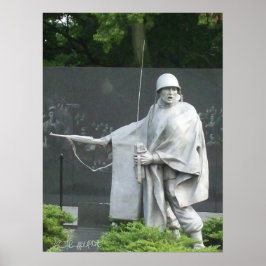 Poster Memorial dos Veteranos de Guerra da Coreia Série C