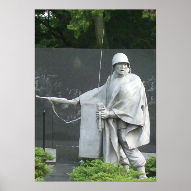 Poster Memorial dos Veteranos de Guerra da Coreia Série C (Frente)