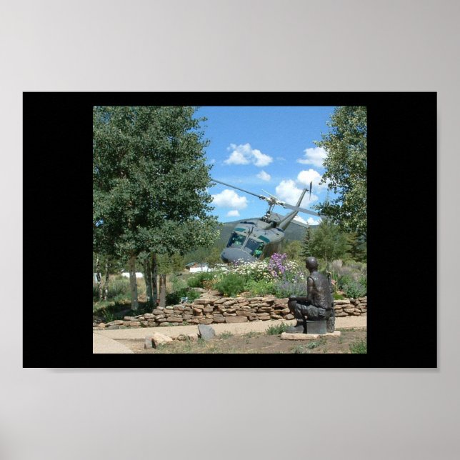 Pôster Memorial dos Veteranos do Vietnã (Frente)