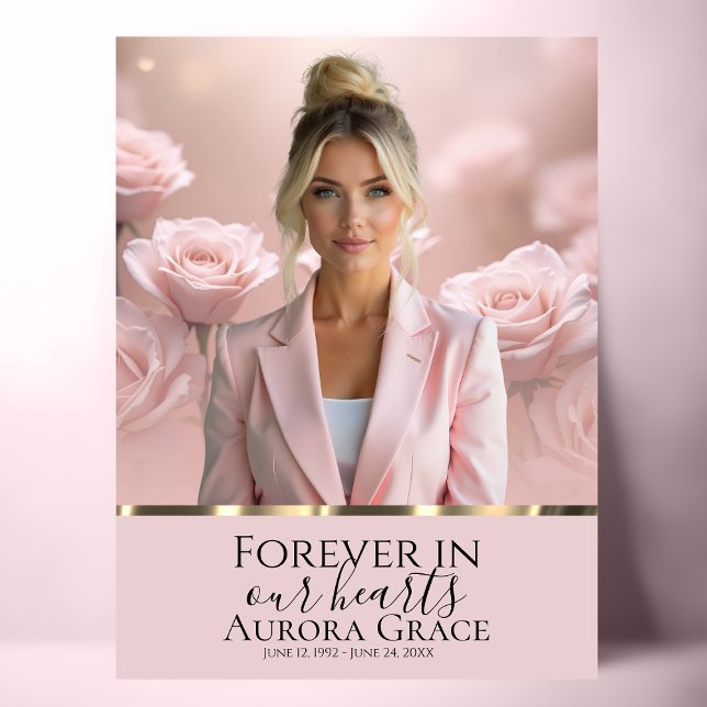 Poster Memorial Dourado Rosa (Criador carregado)