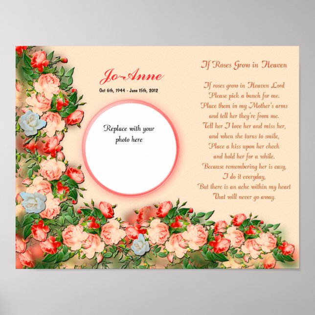 Pôster Memorial - Mãe - Rosas IF cresceram no Poema do Cé (Frente)