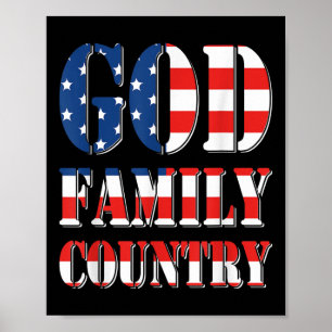 Poster Memorial Orgulhoso da América do País de Família D