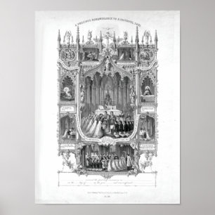 Poster Memorial Pessoal da Primeira Comunhão (branco)