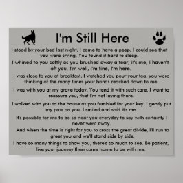 Poster Memorial Pet