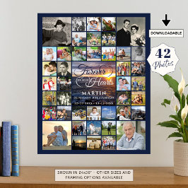 Poster Memorial Pôr do Sol 42 Foto PARA SEMPRE EM NOSSOS 