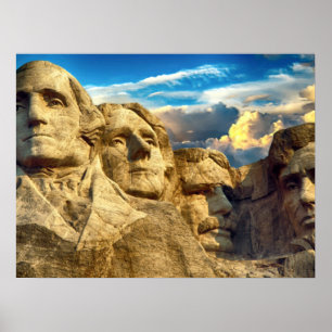 Poster Memorial Presidencial do Monte Rushmore