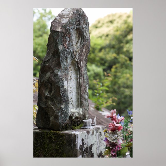 Pôster Memorial Stone Budista (Frente)