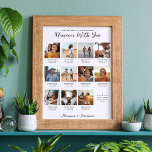 Poster Memórias com você | 11 Fótulo de Colagem de Fotos<br><div class="desc">Crie um bom aspecto da sua relação - casamento, noivado, aniversário, lua de mel ou momento/feriado especial (Aniversário, Dia de os namorados, Natal, etc.) com esta impressão de colagem de fotos personalizada. Onze de suas fotos favoritas organizadas em um layout de grade moderno com uma citação fofa e sua escolha...</div>