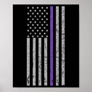 Poster Memórias da Faixa Roxa da Bandeira Americana Probl