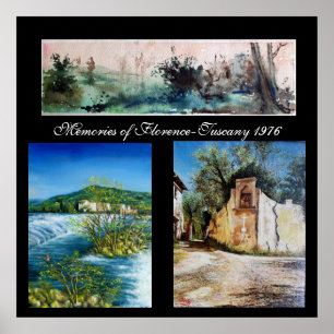 Pôster Memórias de Florença-Toscana 1976