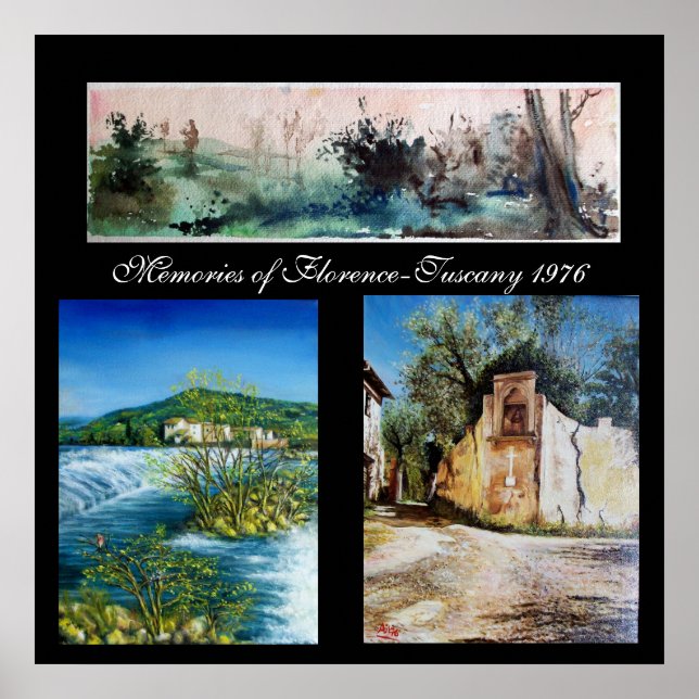 Pôster Memórias de Florença-Toscana 1976 (Frente)