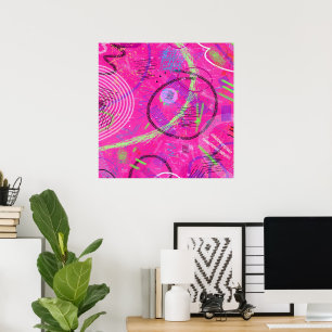 Poster Memórias de infância Abstrato arte