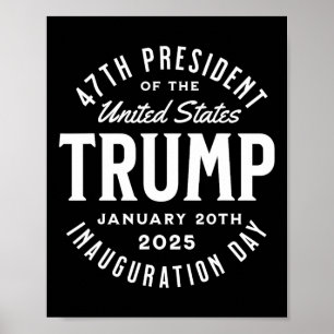 Poster Memórias do Dia da Inauguração do Presidente Trump