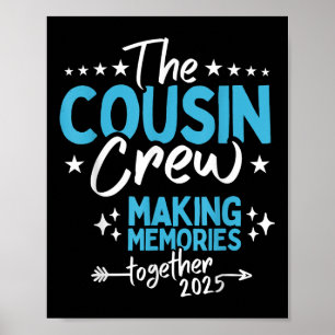 Poster Memórias do Fazer da Cousin Crew 2025 Juntas Famíl