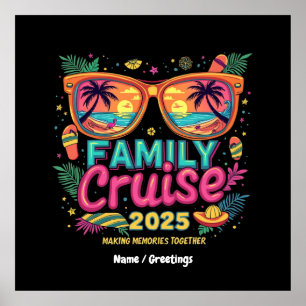Poster Memórias do Fazer do Family Cruise 2025 Juntas