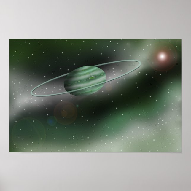 Poster Memórias do Planeta Esmeralda (Frente)