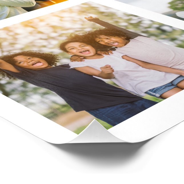 Pôster Memórias em Movimento: Colagem Personalizável de 1 (Canto)