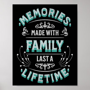 Poster Memórias feitas com a família por toda a vida