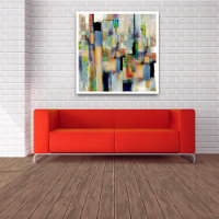 Memórias Visuais, Arte Abstrato Colorida Original