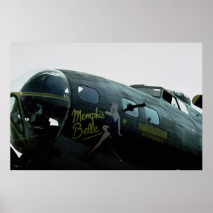 Poster Memphis Belle, arte nasal